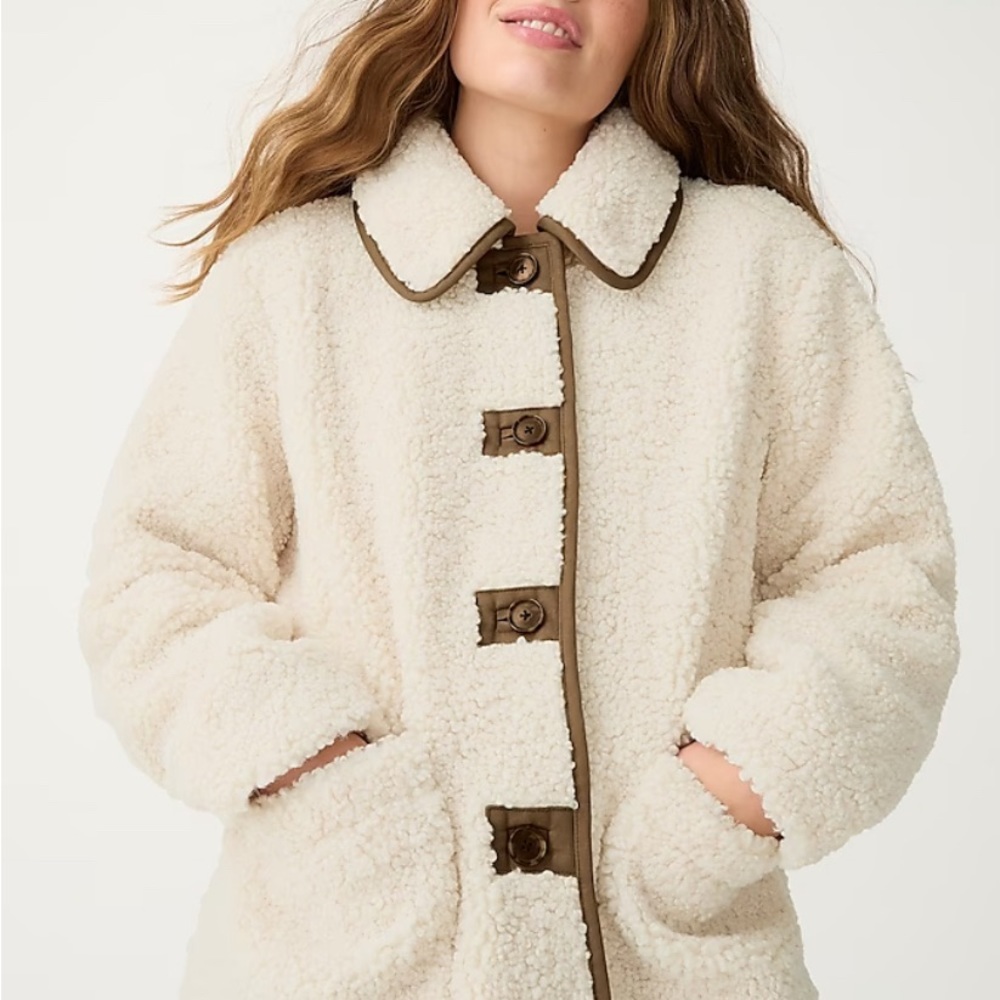 J.Crew Teddy Jacket in Size Small